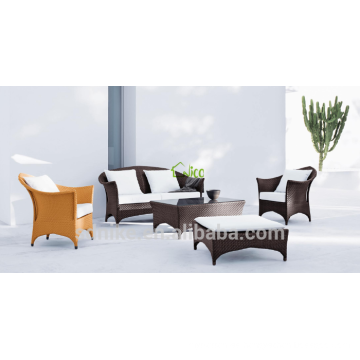 DE- (14) muebles sintéticos al aire libre del sofá de los muebles de la rota diseños y precios